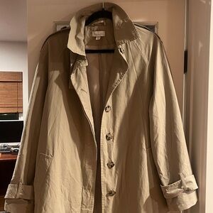 Women’s Beige Trench Coat Topshop size 8